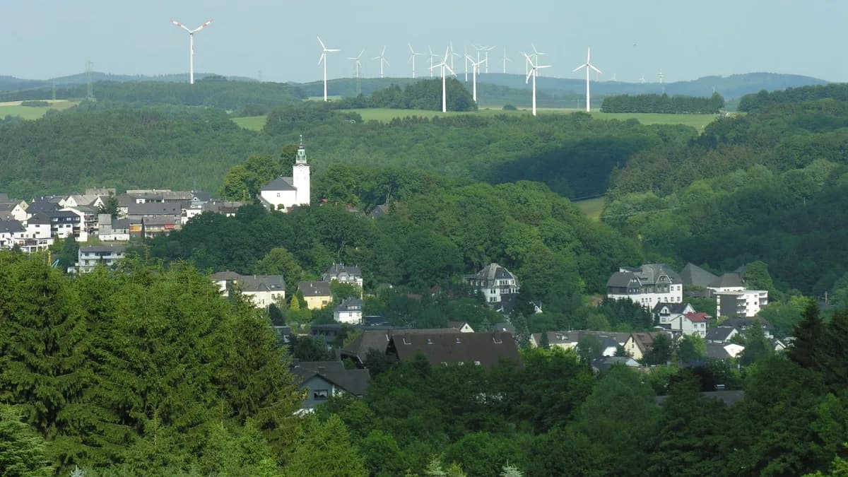 Stadtansicht von Bad Marienberg