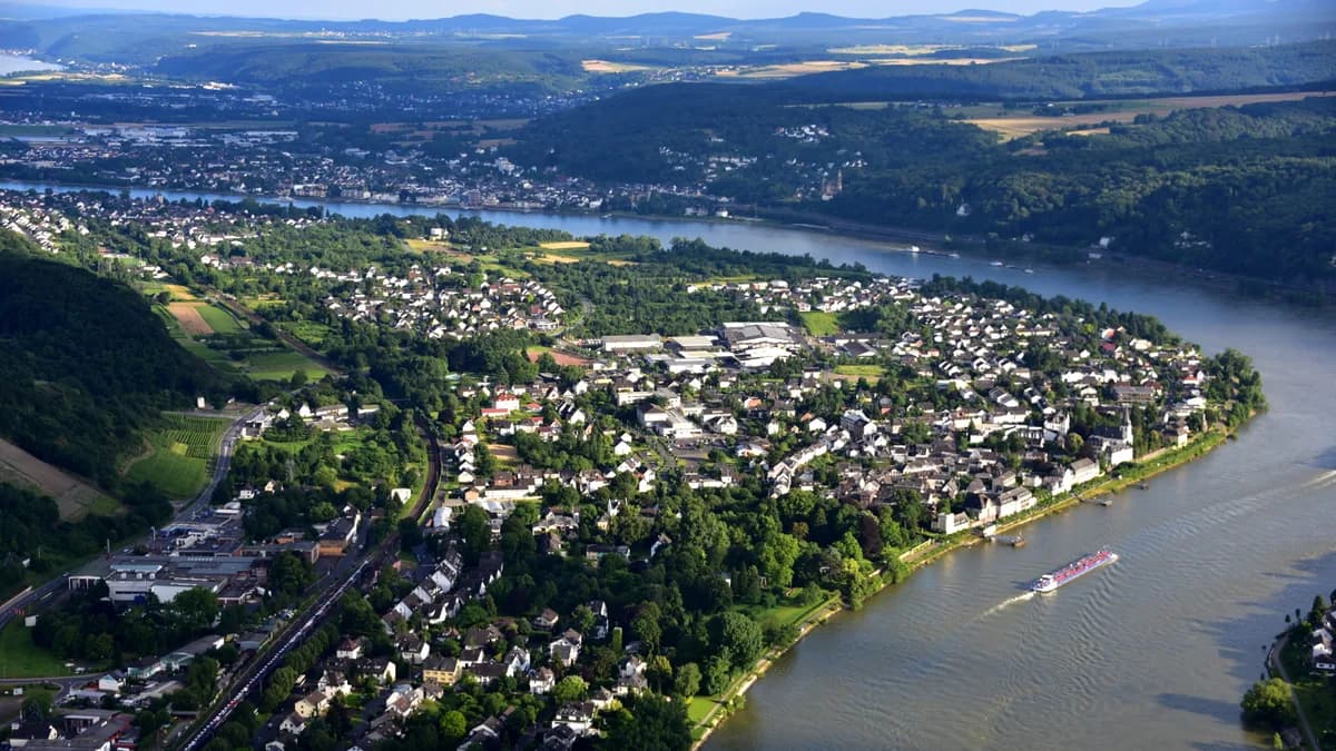 Stadtansicht von Unkel